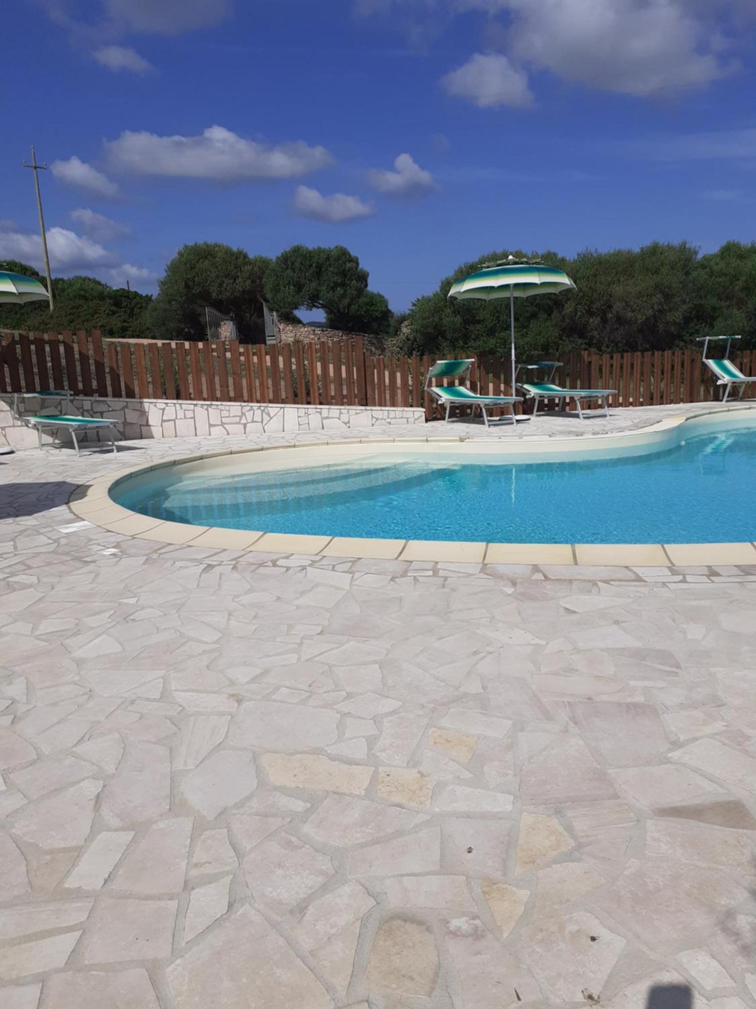 Gli Olivastri Con Piscina,Solarium, Vista Mare ,Sole -Mare E Tanta Natura ,Climatizzatore,Wifi Aglientu Extérieur photo